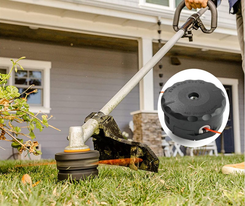 RO6G String Trimmer Head SRM-225 FOR Echo Eater Speed-Feed 400 SRM-230 SRM-210 SRM2100 SRM225 PAS210 PAS225 PAS230 PAS260 Shiandaiwa T195S T220 T222 T230 T231 Fit Most Echo SRM Straight Axle Trimmer - Image 5
